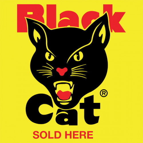 Black Cat Sign 6x6